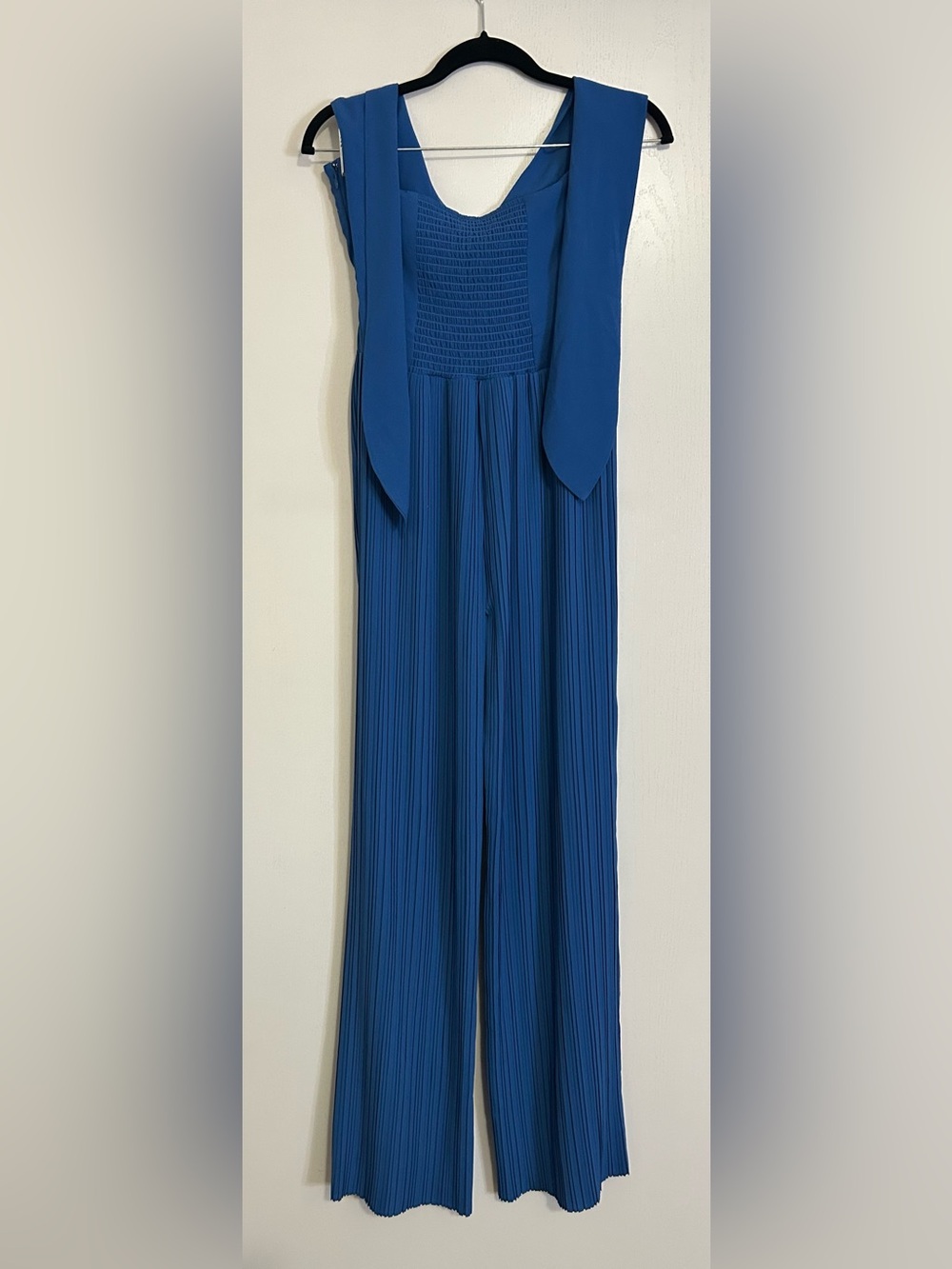 Sezane Piper Cobalt Blue Jumpsuit - Picture 8 of 10